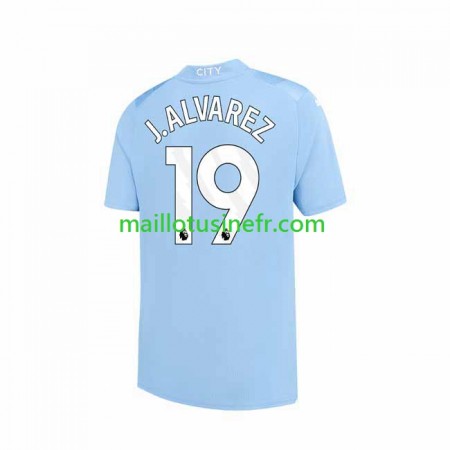 Maillot de Foot Manchester City J. ALVAREZ 19 Domicile 2023-24